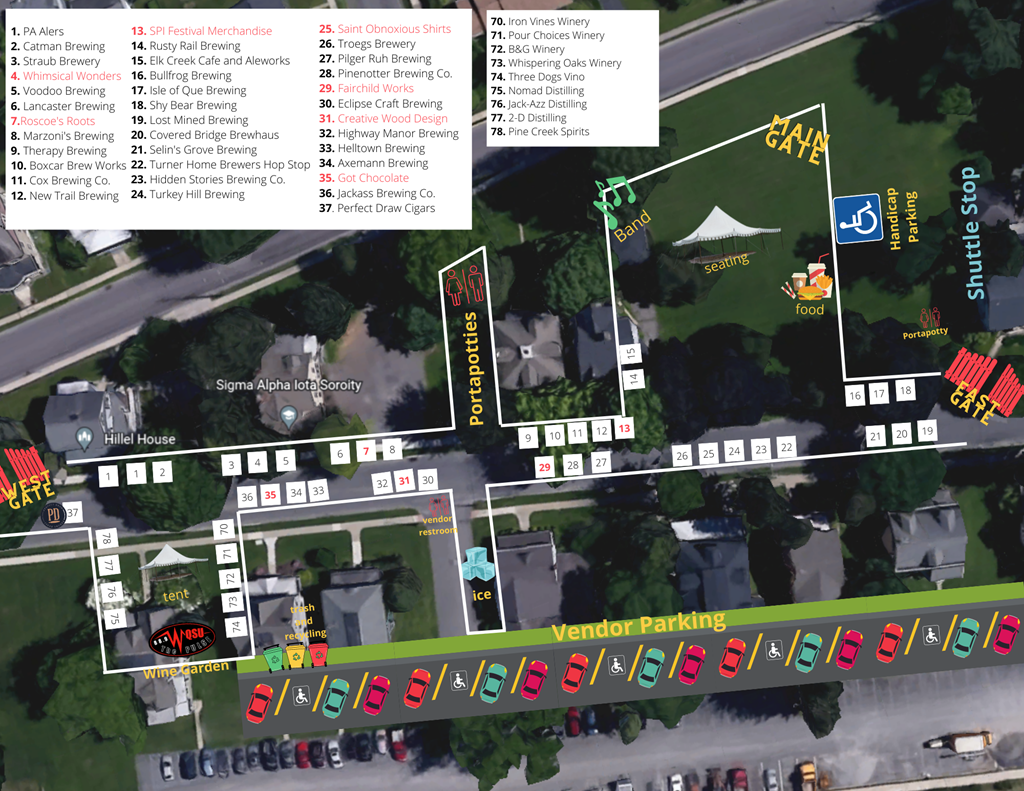 2022 Festival Map